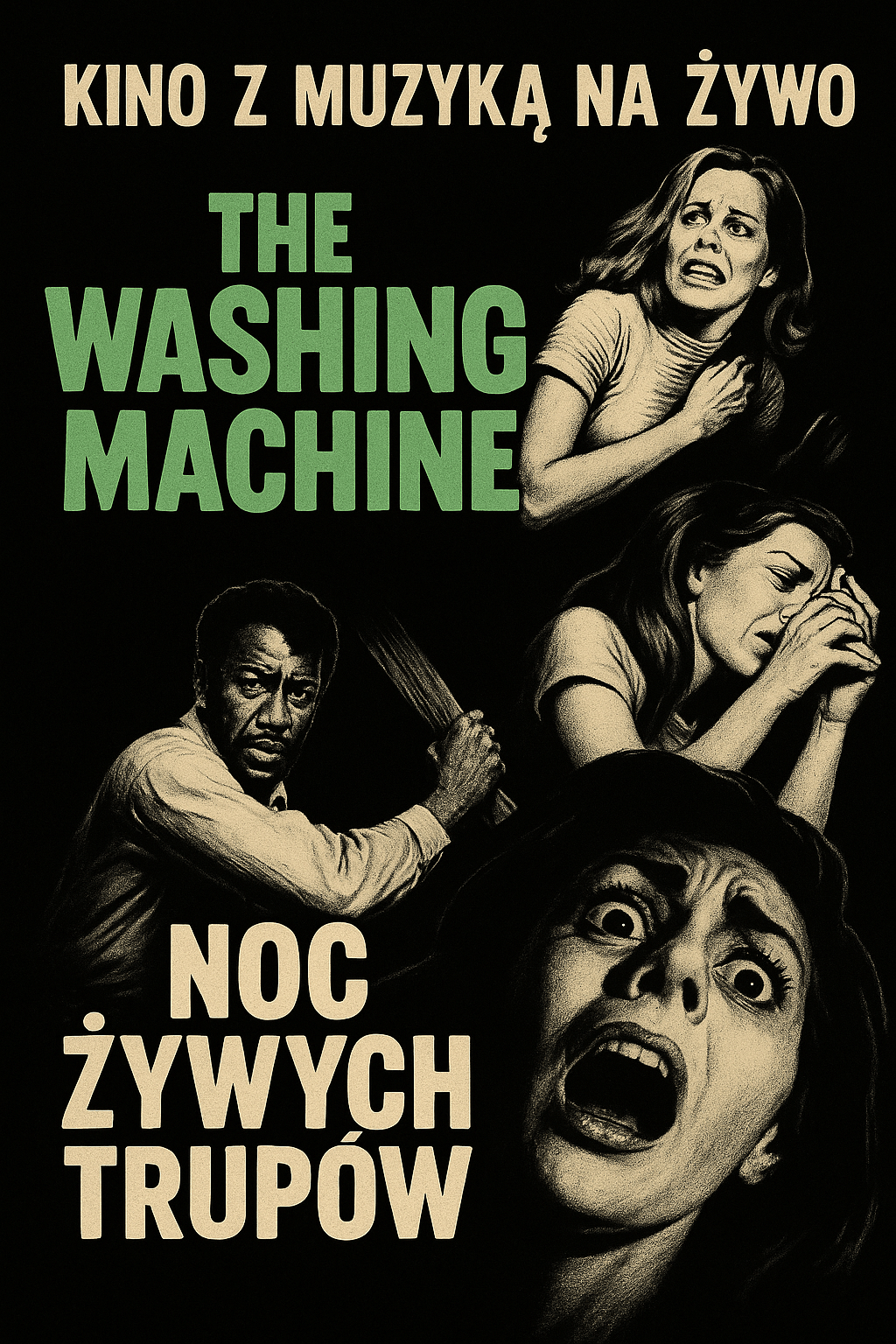 Halloween DKF | „Noc żywych trupów” nieme kino z muzyką na żywo The Wasching Machine